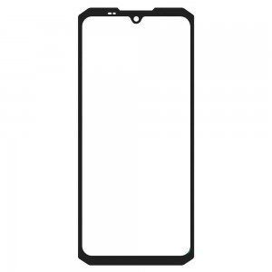 Replacement Front Glass For Doogee Fire 6 Max Black By - Maxbhi Com