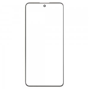 Replacement Front Glass For Realme 14 Black By - Maxbhi Com
