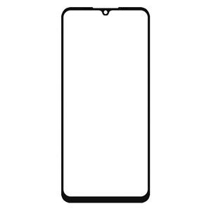 Replacement Front Glass For Lava Yuva Smart Black By - Maxbhi Com