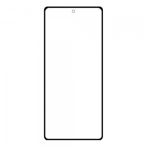 Replacement Front Glass For Vivo X Fold3 Black By - Maxbhi Com