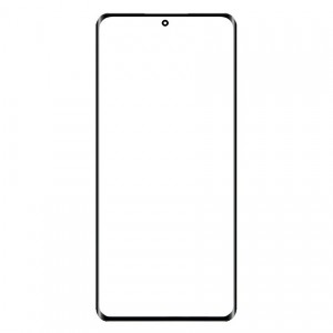 Replacement Front Glass For Motorola Moto S50 Black By - Maxbhi Com