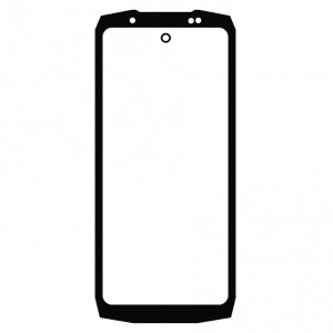 Replacement Front Glass For Ulefone Armor Mini 20 White By - Maxbhi Com