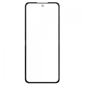 Replacement Front Glass For Samsung Galaxy Z Flip7 Black By - Maxbhi Com