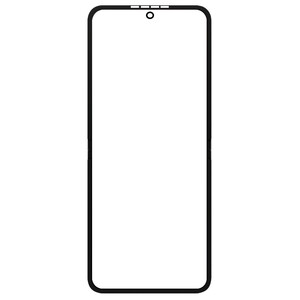 Replacement Front Glass For Samsung Galaxy Z Flip7 Fe White By - Maxbhi Com