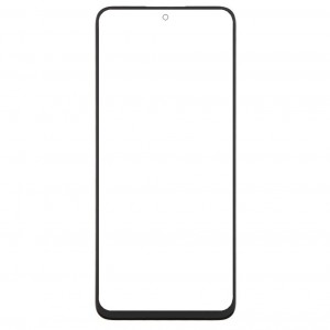 Replacement Front Glass For Lava Blaze Amoled 2 Black By - Maxbhi Com