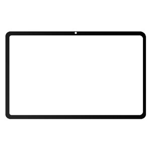 Replacement Front Glass For Blackview Mega 2 Wifi White By - Maxbhi Com