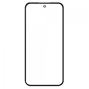 Replacement Front Glass For Nothing Phone 4a Pro Black By - Maxbhi Com