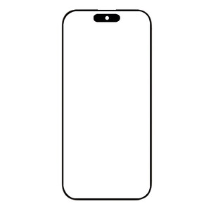 Replacement Front Glass For Blackzone Bz16 Pro Maxx Black By - Maxbhi Com