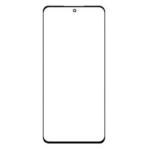 Replacement Front Glass For Realme P3 Lite 4g Black By - Maxbhi Com