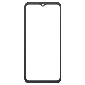 Replacement Front Glass For Cubot Kingkong Ace 5 Black By - Maxbhi Com