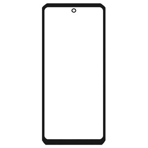 Replacement Front Glass For Ulefone Rugking 5 Pro White By - Maxbhi Com