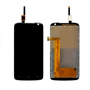 Lcd With Touch Screen For Lenovo S820 Black By - Maxbhi Com
