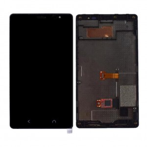 LCD with Touch Screen for Nokia X2 Dual SIM Black