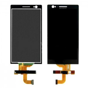 Lcd With Touch Screen For Sony Xperia P Lt22i Nypon Black By - Maxbhi Com
