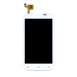 Lcd With Touch Screen For Intex Cloud Y13 Black By - Maxbhi Com