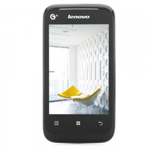 LCD with Touch Screen for Lenovo A278T - White
