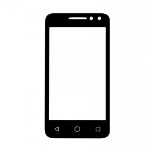 Touch Screen Digitizer For Alcatel Pixi 4 4 White By - Maxbhi Com
