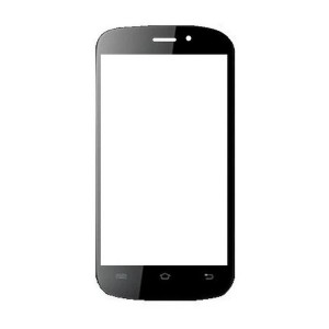 Touch Screen Digitizer For Iball Andi 4h Tiger Plus White By - Maxbhi Com