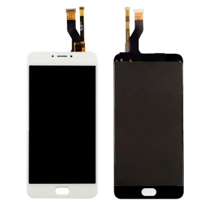 Lcd With Touch Screen For Meizu M3 Note M681h White By - Maxbhi Com