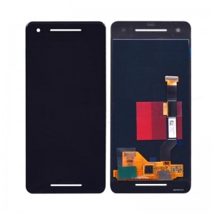 Lcd With Touch Screen For Google Pixel 2 Black By - Maxbhi Com