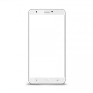 Replacement Front Glass For Nuu X5 White By - Maxbhi.com
