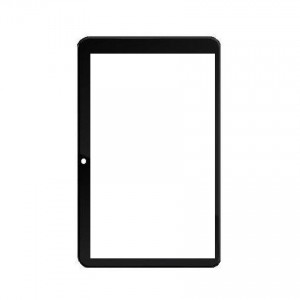 Replacement Front Glass For Zync Dual 7 Plus Black By - Maxbhi.com