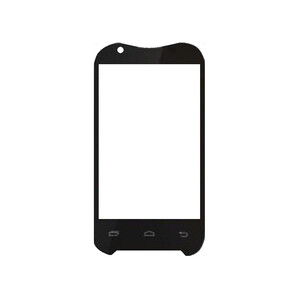 Replacement Front Glass For Rk Mobile P500 Black By - Maxbhi.com