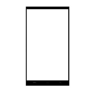Replacement Front Glass For Lava A51 Grey By - Maxbhi Com