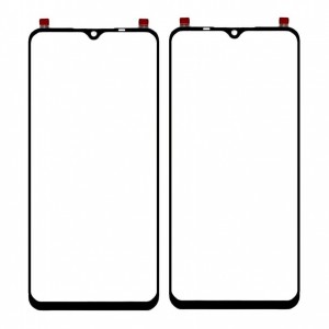 Replacement Front Glass For Oppo F17 Black By - Maxbhi Com