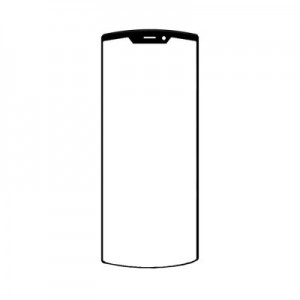 Replacement Front Glass For Motorola Razr 5g Black By - Maxbhi Com