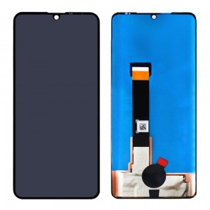 LCD with Touch Screen for LG Velvet 5G Black