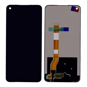 Display for Oppo A76 Black (Combo Folder) by Maxbhi.com