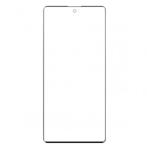 Replacement Front Glass For Zte Axon 30 Ultra 5g Black By - Maxbhi Com
