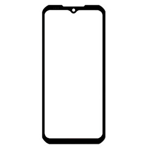 Replacement Front Glass For Doogee V30t Grey By - Maxbhi Com