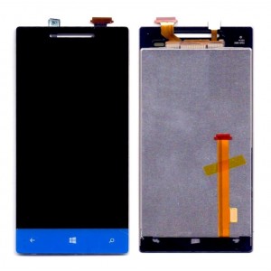 Lcd With Touch Screen For Htc Windows Phone 8s A620t Blue By - Maxbhi Com