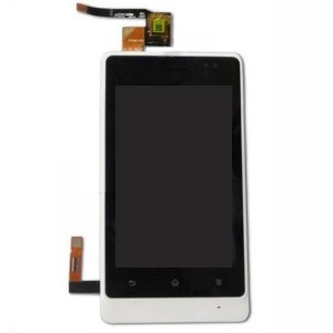 Lcd With Touch Screen For Sony Ericsson Xperia Advance St27a White By - Maxbhi Com