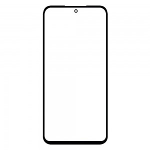 Replacement Front Glass For Samsung Galaxy S23 Fe 5g Black By - Maxbhi Com