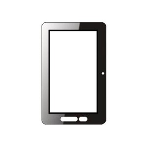 Touch Screen Digitizer For Micromax Booklet P300 Black By - Maxbhi Com