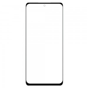 Replacement Front Glass For Realme C67 5g Black By - Maxbhi Com