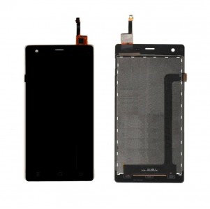 Lcd With Touch Screen For Micromax Canvas 5 Lite Special Edition Brown By - Maxbhi Com