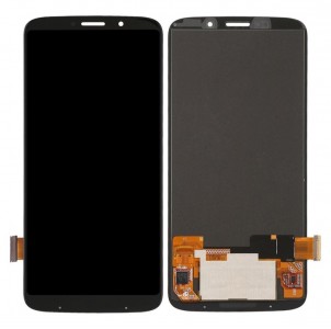 Lcd With Touch Screen For Motorola Moto Z3 Play Black By - Maxbhi Com
