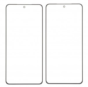 Replacement Front Glass For Realme Gt 6 Black By - Maxbhi Com