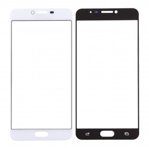 Replacement Front Glass For Samsung Galaxy C5 White By - Maxbhi Com