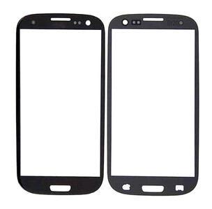 Replacement Front Glass For Samsung Galaxy S Iii T999 Black By - Maxbhi Com