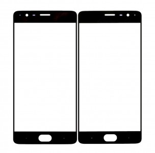 Replacement Front Glass For Oneplus 3 Black By - Maxbhi Com