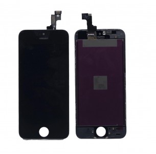 Lcd With Touch Screen For Apple Iphone 5se Black By - Maxbhi Com