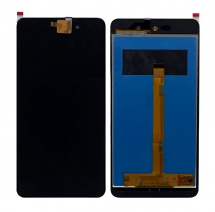 Lcd With Touch Screen For Micromax Q345 Black By - Maxbhi Com