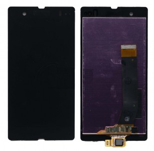 Lcd With Touch Screen For Sony Xperia C6602 Black By - Maxbhi Com