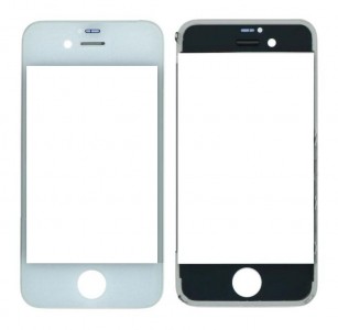 Replacement Front Glass For Apple Iphone 4 16gb White By - Maxbhi Com