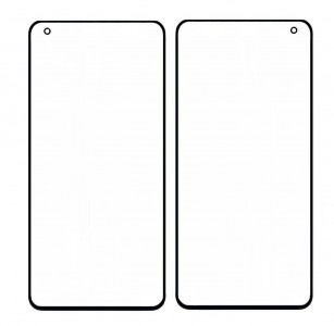 Replacement Front Glass For Vivo X50 Pro Black By - Maxbhi Com